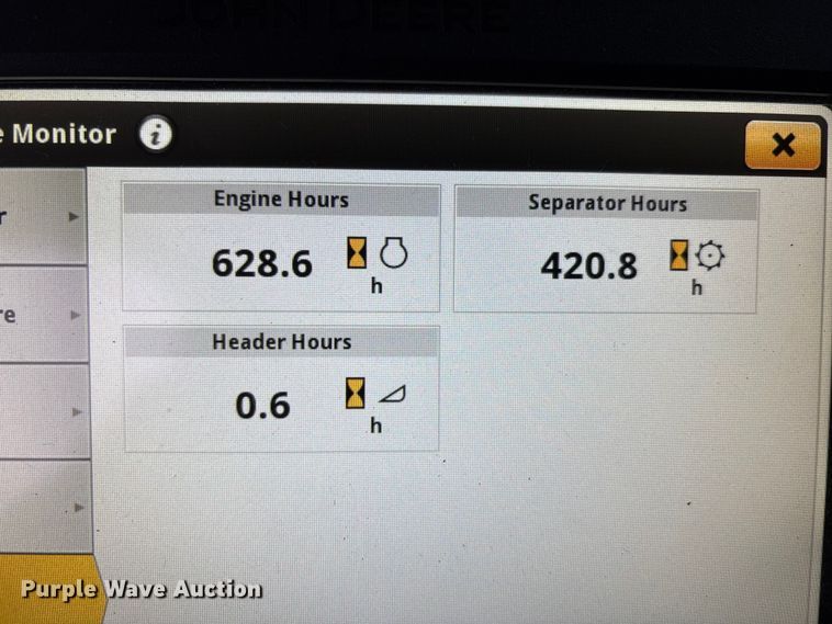 image for item YA1777 2023 John Deere S770 STS RWA combine