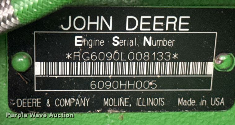 image for item YA1793 2006 John Deere 9760 STS combine