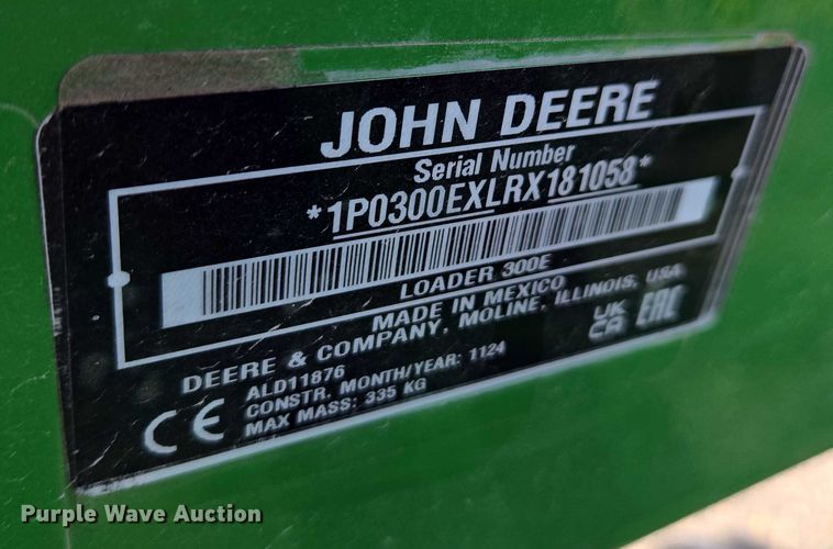 image for item YA1822 2024 John Deere 3043D MFWD tractor