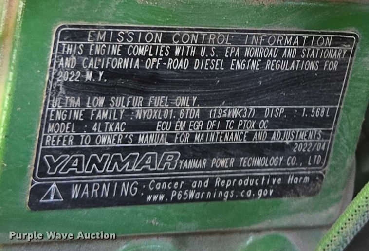 image for item YA1822 2024 John Deere 3043D MFWD tractor