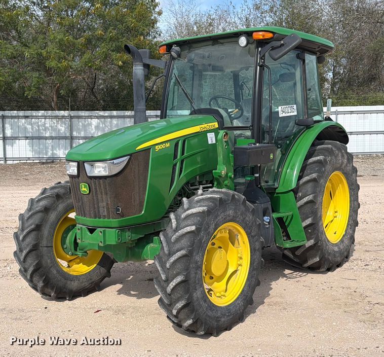 image for item YA1826 2020 John Deere 5100M MFWD tractor