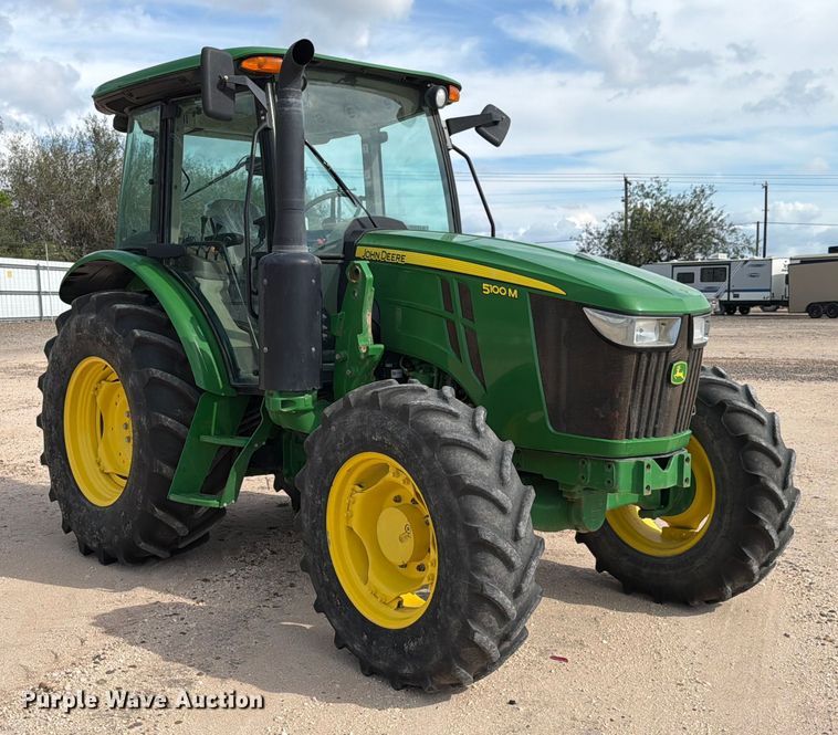 image for item YA1826 2020 John Deere 5100M MFWD tractor