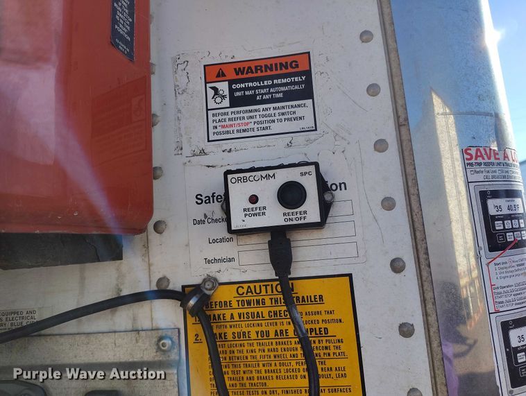 image for item DT0752 2011 Utility refrigerated van trailer