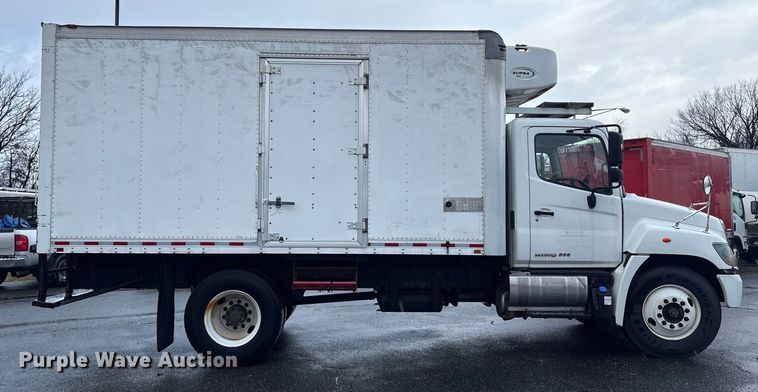 image for item DT2773 2017 Hino 268 refrigerated truck