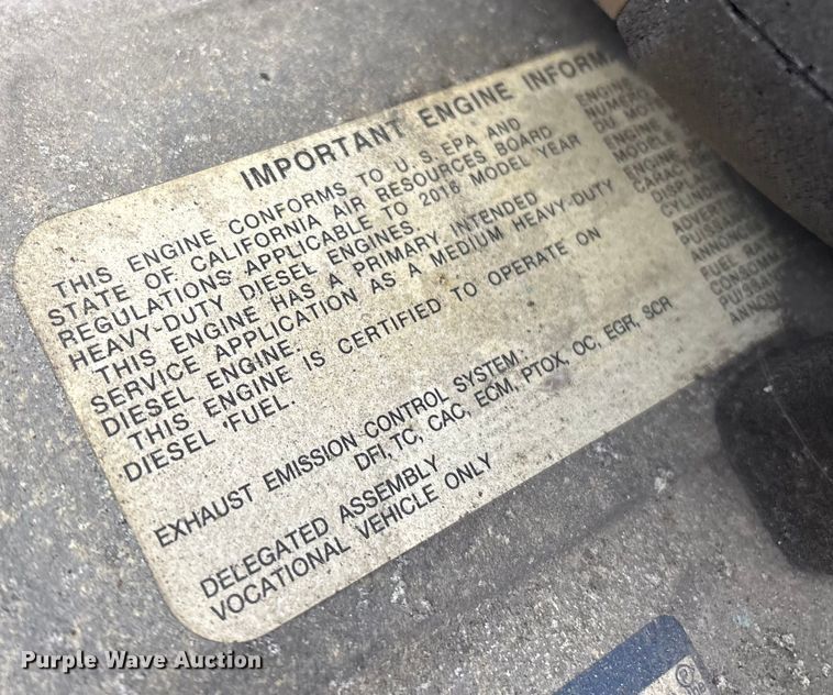 image for item DT2773 2017 Hino 268 refrigerated truck