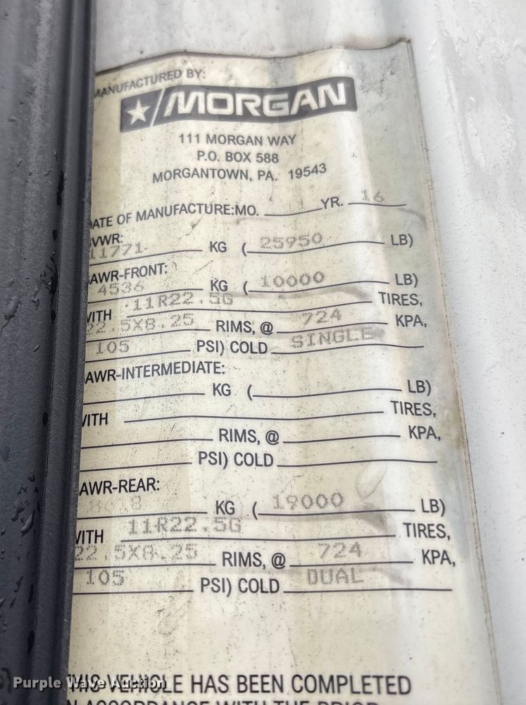 image for item DT2773 2017 Hino 268 refrigerated truck