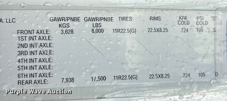 image for item DT2775 2017 Freightliner Business Class M2 refrigerated truck