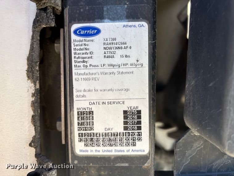 image for item EA7135 2016 Hyundai VR2530152-AS refrigerated van trailer