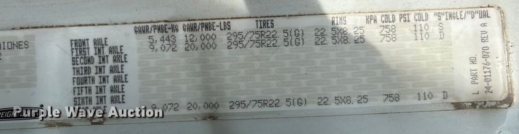 image for item EA7831 2012 Freightliner Cascadia semi truck