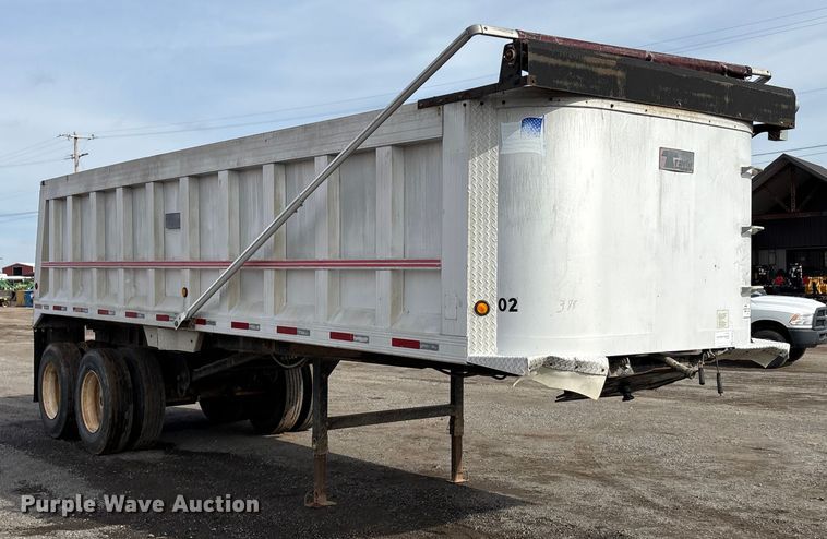 image for item EA7832 1998 Travis end dump trailer