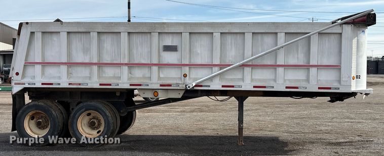 image for item EA7832 1998 Travis end dump trailer