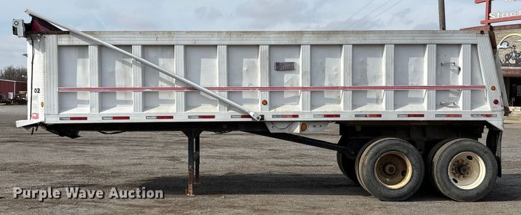 image for item EA7832 1998 Travis end dump trailer