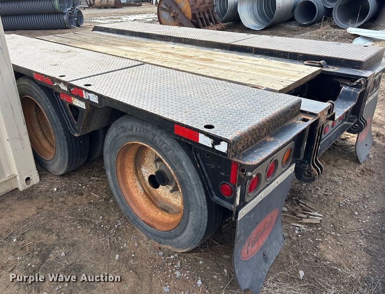 image for item EA7834 2014 Trail King lowboy equipment trailer