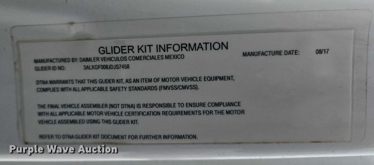 image for item EB1209 2018 Frieghtliner Cascadia semi truck