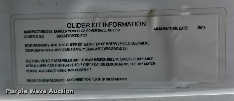 image for item EB1210 2019 Frieghtliner Cascadia semi truck