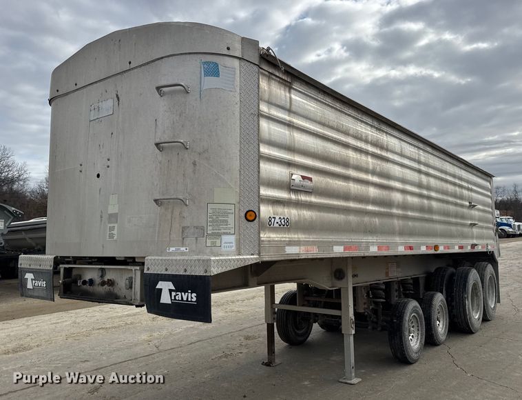 image for item EN0802 2008 Travis Body & Trailer, Inc. end dump trailer