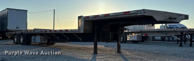 image for item EN0817 2019 Transcraft 554C drop deck trailer