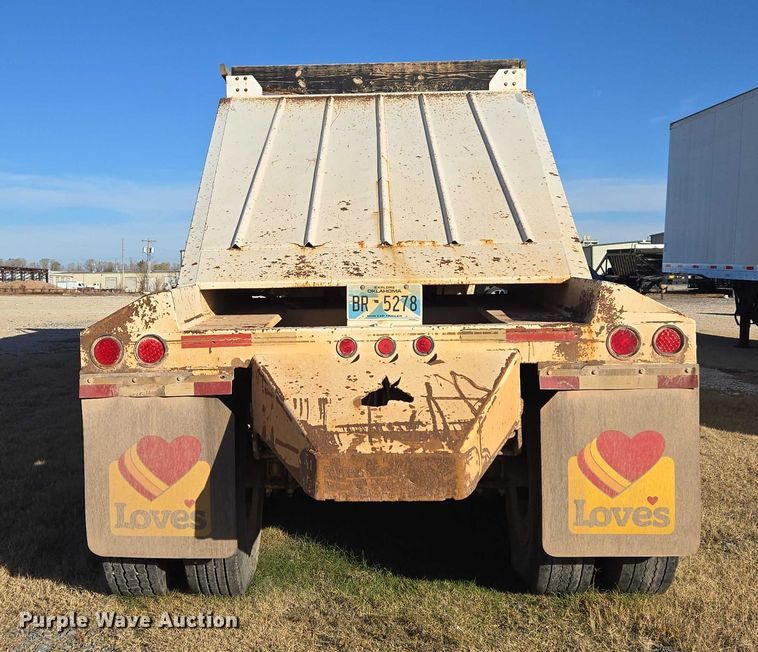 image for item ET5438 2008 Construction Trailer Specialist, INC. BDT40 bottom dump trailer