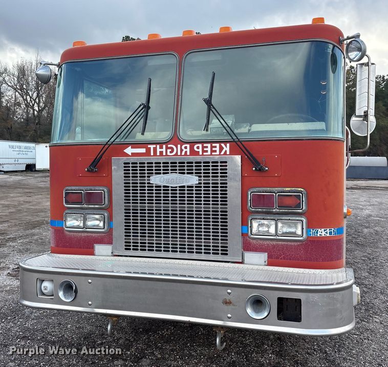 image for item ET7461 1991 Spartan Gladiator pumper fire truck