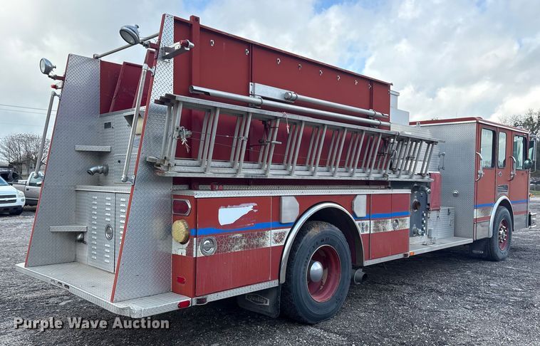 image for item ET7461 1991 Spartan Gladiator pumper fire truck