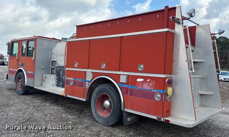 image for item ET7461 1991 Spartan Gladiator pumper fire truck