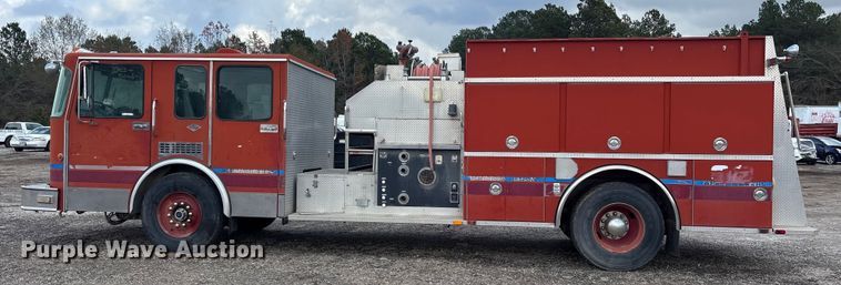 image for item ET7461 1991 Spartan Gladiator pumper fire truck