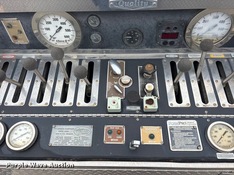 image for item ET7461 1991 Spartan Gladiator pumper fire truck