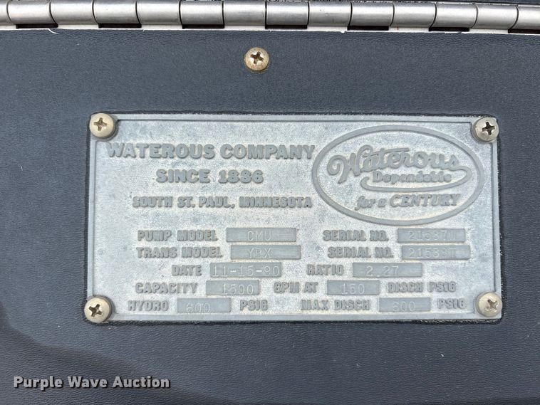 image for item ET7461 1991 Spartan Gladiator pumper fire truck