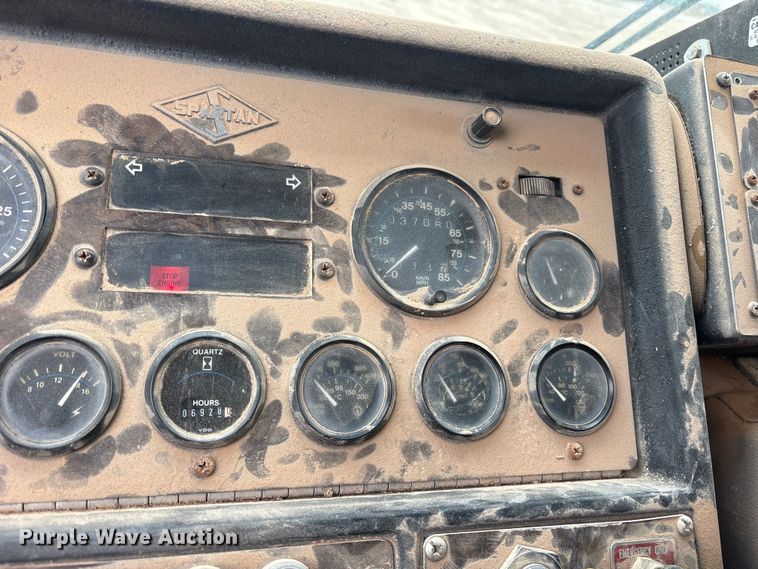 image for item ET7461 1991 Spartan Gladiator pumper fire truck