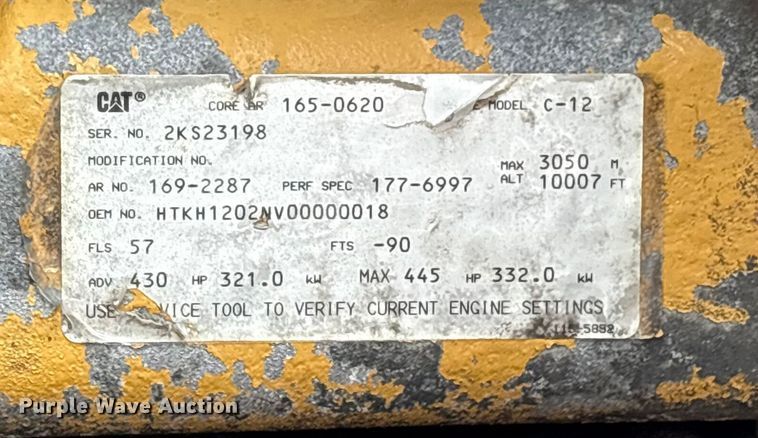 image for item ET7462 2001 Kenworth T800 roll-off container truck