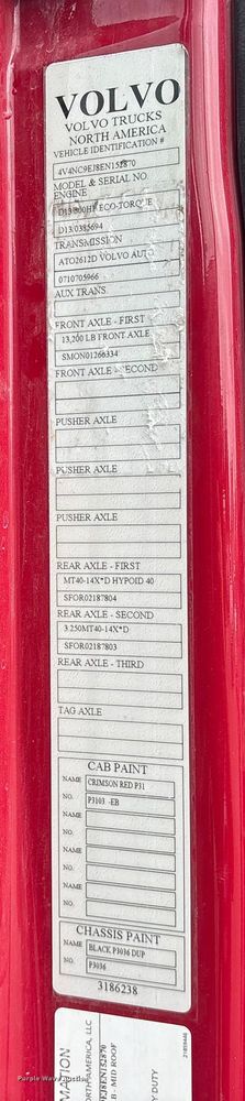 image for item ET7463 2014 Volvo VNL semi truck