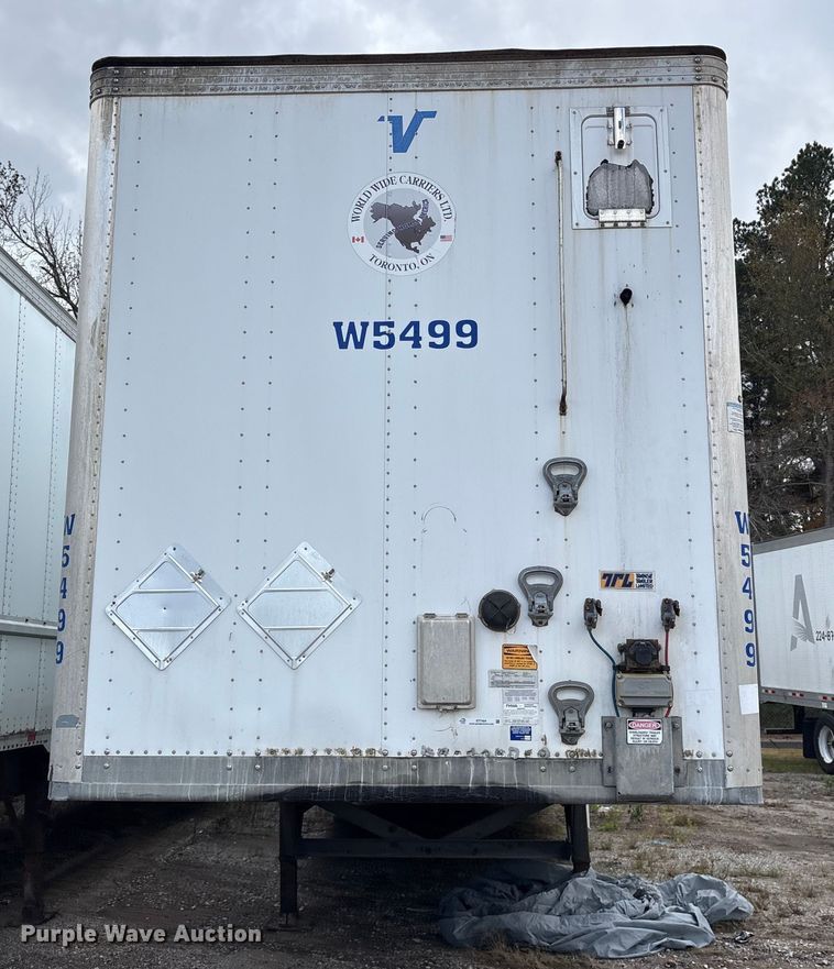 image for item ET7464 2017 Vanguard dry van trailer