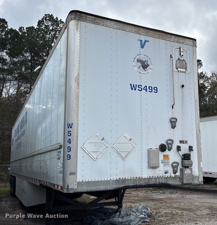 image for item ET7464 2017 Vanguard dry van trailer