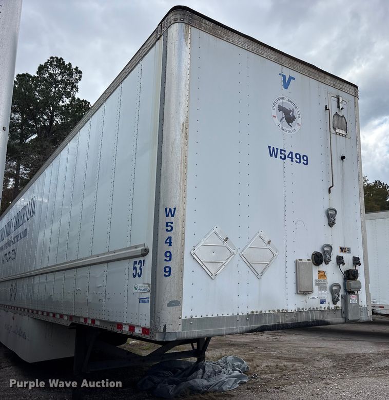 image for item ET7464 2017 Vanguard dry van trailer