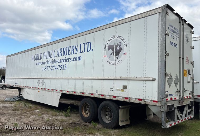 image for item ET7464 2017 Vanguard dry van trailer