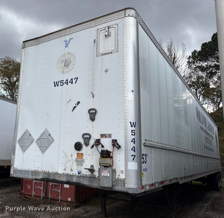 image for item ET7465 2016 Vanguard dry van trailer
