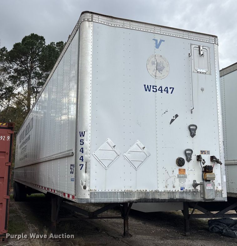 image for item ET7465 2016 Vanguard dry van trailer