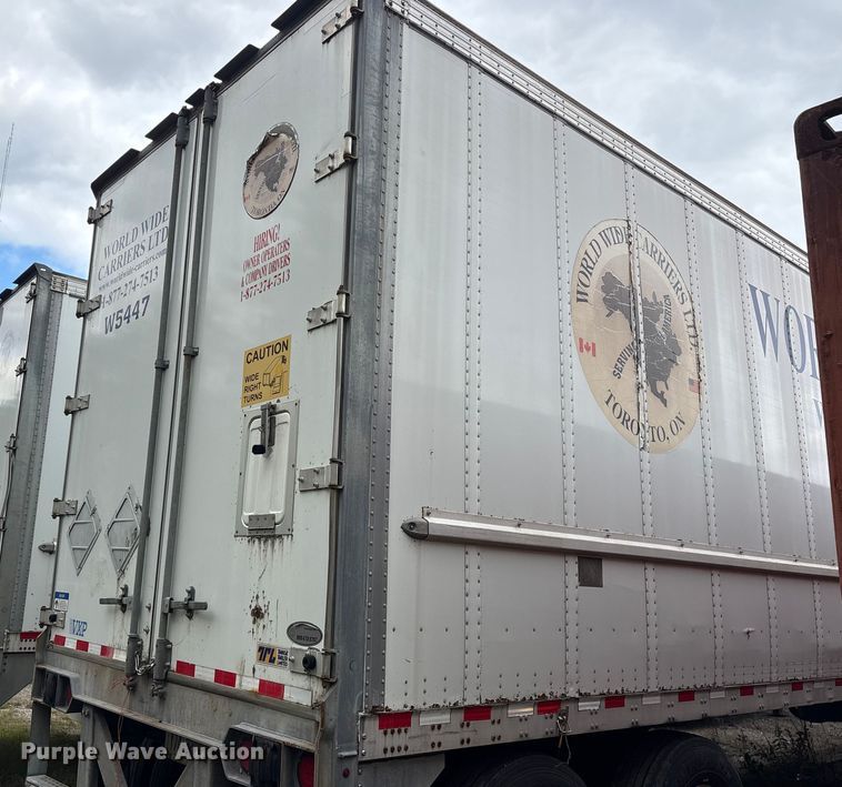 image for item ET7465 2016 Vanguard dry van trailer