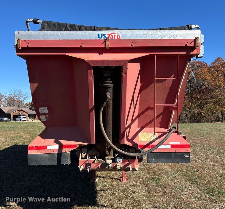 image for item EV3266 1990 Hilbilt 22-24 5/16 FLMN end dump trailer