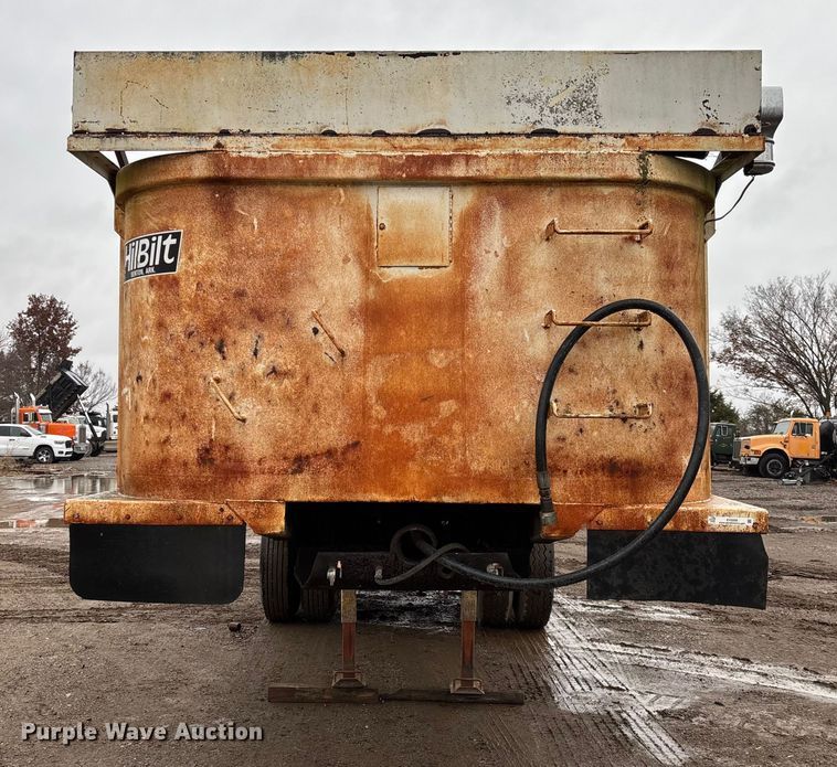 image for item EV3350 1991 Hilbilt 22-22FL end dump trailer