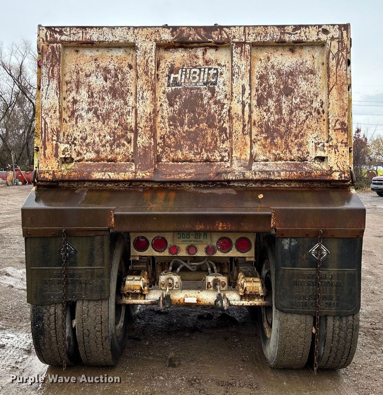 image for item EV3350 1991 Hilbilt 22-22FL end dump trailer