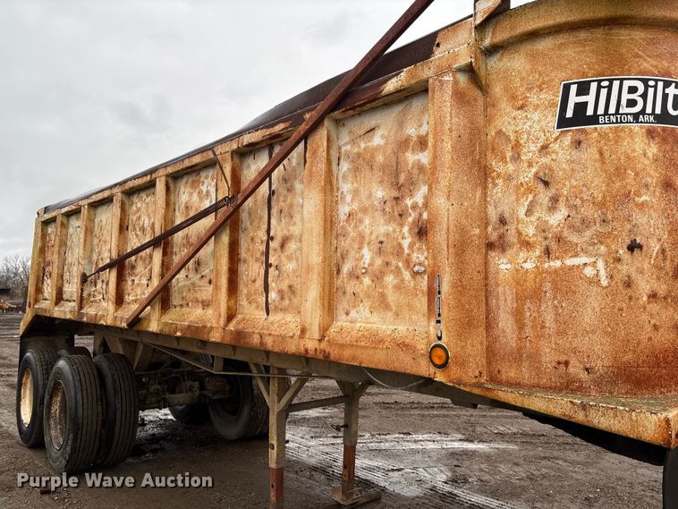 image for item EV3350 1991 Hilbilt 22-22FL end dump trailer