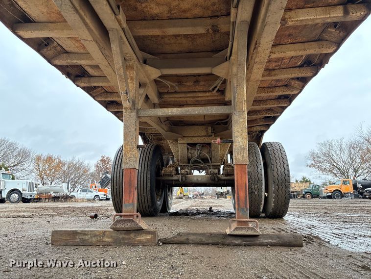 image for item EV3350 1991 Hilbilt 22-22FL end dump trailer