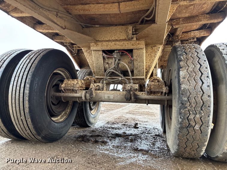 image for item EV3350 1991 Hilbilt 22-22FL end dump trailer