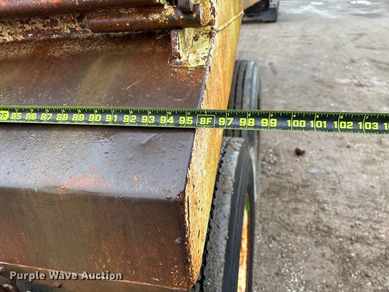 image for item EV3350 1991 Hilbilt 22-22FL end dump trailer