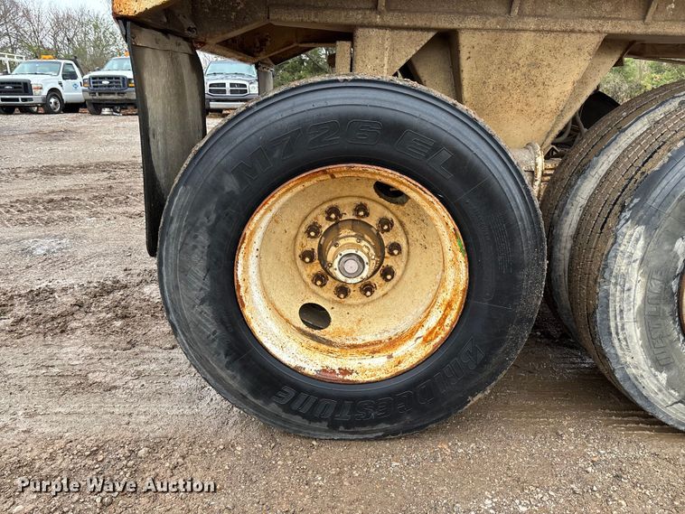 image for item EV3350 1991 Hilbilt 22-22FL end dump trailer