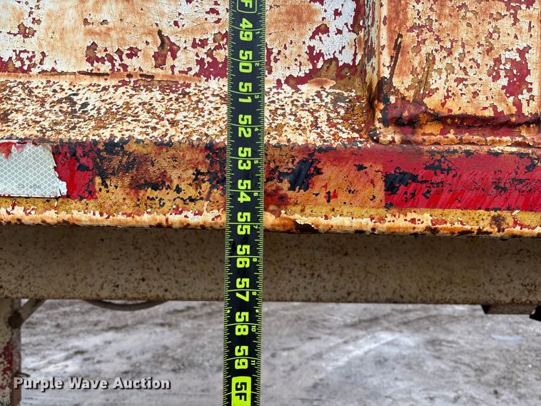 image for item EV3352 1987 Hilbilt 24-29 end dump trailer