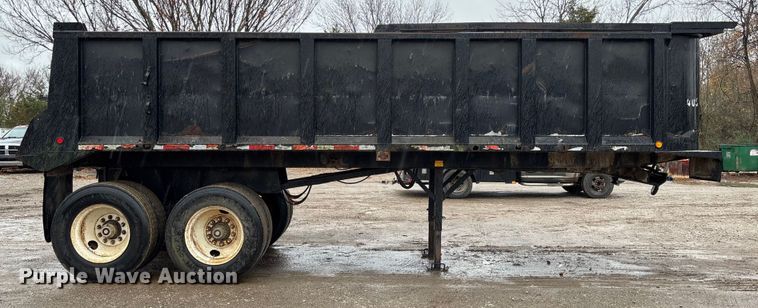 image for item EV3353 1995 Hibilt end dump trailer