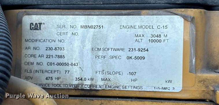 image for item FG1652 2003 Freightliner Columbia semi truck