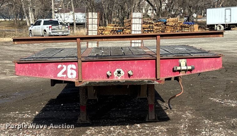 image for item FG1654 2008 Kaufman Semi-Trailer drop deck equipment trailer